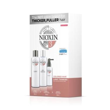 Imagem de Nioxin - Sistema 3 - Kit C/ Shampoo 150 Ml + Condicionador 150 Ml + Tr