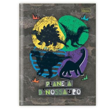 Imagem de Caderno Cadersil Universitário Planeta Dinossauro 80 Folhas