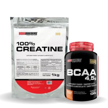 Imagem de Kit 100% Creatina 1kg + BCAA 4,5 100g - Bodybuilders