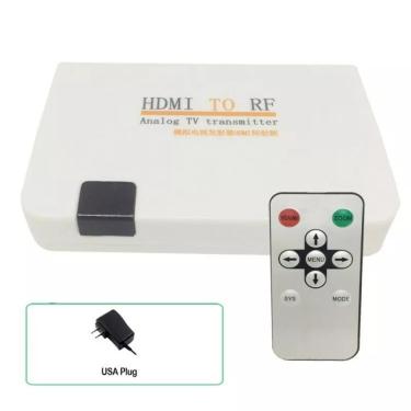 Imagem de Modulador HDMI para TV  1080P  compatível com HDMI para conversor RF coaxial  adaptador  sinal