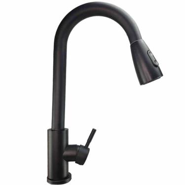 Imagem de Torneira Pull Down Goumert Monocomando Agua Quente Fria Flexivel