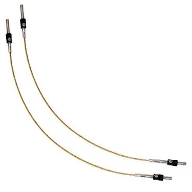 Imagem de MI&VI Liga de Titânio Violoncelo Cauda Guut/Tailgut, Ajustador de Fio, Conectores de Fio (Cello 4/4 (pacote com 2))