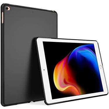 Imagem de Capa para iPad Air 1st (modelo antigo), compatível com iPad 6ª geração 2018, iPad 5ª geração 2017, capa protetora de TPU macio de borracha fosca com design fino Puxicu para iPad Air 2013 (A1474 A1475
