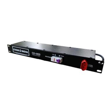 Imagem de Régua Rack Som Profissional 8+1 Tomadas Disjuntor 4400w