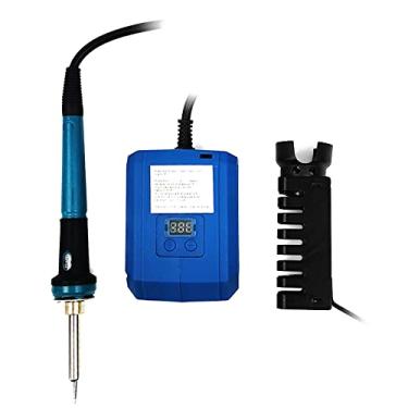 Imagem de Mingzhe Display digital profissional 60W 300-510℃ temperatura ajustável ferro de solda elétrica ferramenta lítio mini estação de solda