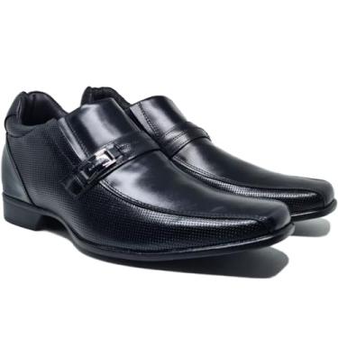 Imagem de Sapato Social Masculino Rafarillo Preto Marrom Aumenta 7cm Altura Adulto Salto (Preto, BR, Adulto, Numérico, 36)
