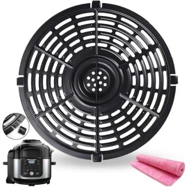 Imagem de GSZN Frigideira a ar para fritadeira de ar para fritadeiras de ar de 6,5 litros Ninja OS300/OS301/FD302/FD305/OP302 Foodi, fritadeira a ar atualizada, bandeja de grelha para fritadeira a ar Ninja 6,5