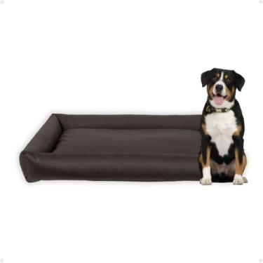 Imagem de Cama Pet Espaçosa Aconchegante Porte Grande Confortável (Preto)