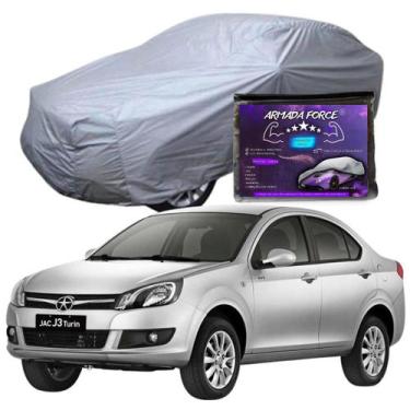 Imagem de Capa Cobrir Carro JAC J3 TURIN 100% Forrada Armada Force 100% Impermeá