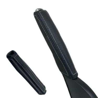 Imagem de Capa couro manopla do freio de mão Citroen C4 Pallas 2007 2008 2009 20