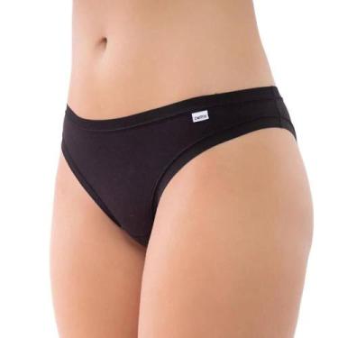 Imagem de Calcinha Biquíni DelRio (51705) Modal, Preto, M
