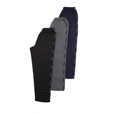 Imagem de Kit. 3 Calça Infantil Tactel com Bolsos. - Ox Silver, 8