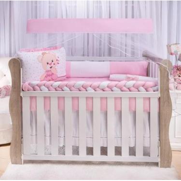 Imagem de Kit Berço Luxo 10 Peças Americano E Nacional Menina E Menino - Kolin E