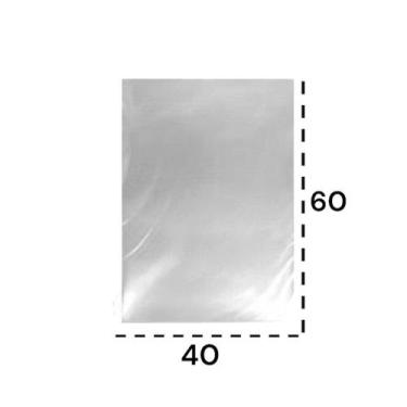 Imagem de 5 KG SACO PLÁSTICO BD 40x60 ESPESSURA 0,06 TRANSPARENTE - E A COSTA EM