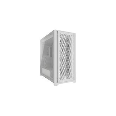Imagem de Gabinete Gamer Corsair 5000D AIRFLOW CORE Tempered Glass Mid-Tower, Branco - CC-9011262-WW