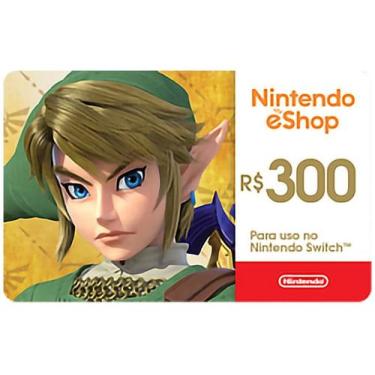 Imagem de Cartão Presente Digital Nintendo R$300,00 Ecash Brazil