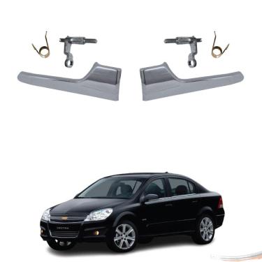 Imagem de Par Gatilho Maçaneta Interna Cromada Portas Dianteiras Vectra 05 11 - UN / 2 [F103]