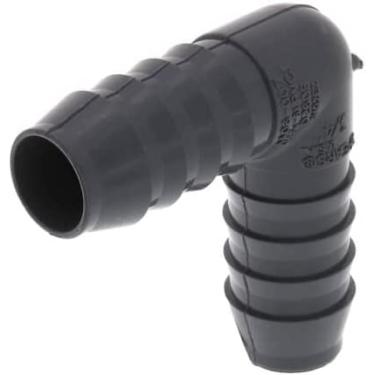 Imagem de Conector de farpa de cotovelo de mangueira de 90 graus de PVC - inserção de 3/4 polegadas x encaixe de farpa de inserção de 3/4 polegada - Encaixe de mangueira farpada SCH 40