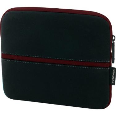 Imagem de Targus Capa de neoprene Slipskin para netbook projetada para proteger netbooks widescreen de até 12 polegadas TSS123US (preto com bordô)
