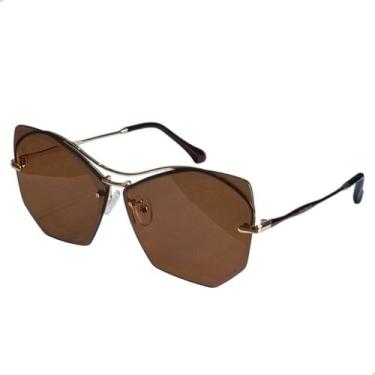 Imagem de Óculos de Sol Feminino Kallblack  moda verão estilo moderno linha colo