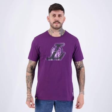 Imagem de Camiseta NBA Gloss Lakers Roxo-Masculino