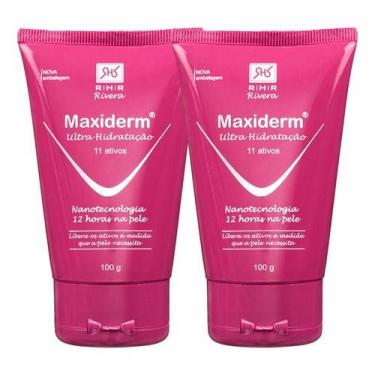 Imagem de Kit 2 Loções Maxiderm Para Prevenção De Estrias 100gr - RHR Cosméticos