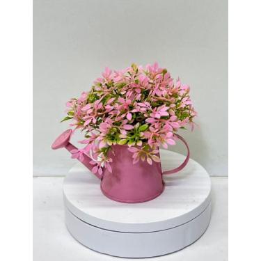 Imagem de flores artificial com regatos - sem marca, Rosa
