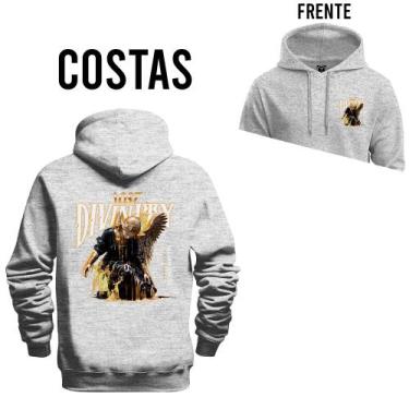 Imagem de Moletom Blusa De Frio Agasalho Tecido Macio Diviner - Nexstar, Cinza, 