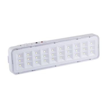 Imagem de Luminária de Emergência com 30 Leds recarregavel lampada bateria Bivol