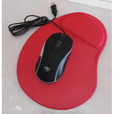Imagem de Mouse Optico Gamer Mog016 Gfire+ Mousepad Vermelho Liso - G-fire e Cli