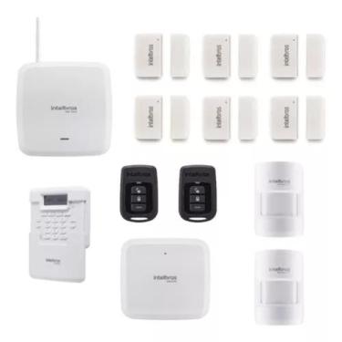 Imagem de Kit Central De Alarme S/ Fio Contra Roubo Intelbras Amt 8000