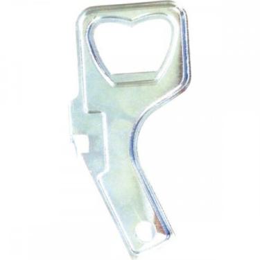 Imagem de Abridor De Lata E Garrafa Zincado Jwc 1001 - Kit C/12, Zincado