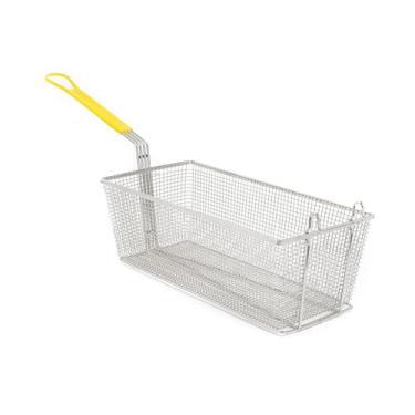 Imagem de Adcraft Cesta de fritura, 30 cm x 16 cm x 14 cm, em amarelo (FBR-16834)