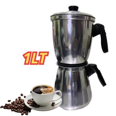 Imagem de Cafeteira Italiana Alumínio Polido 1L - Venezia
