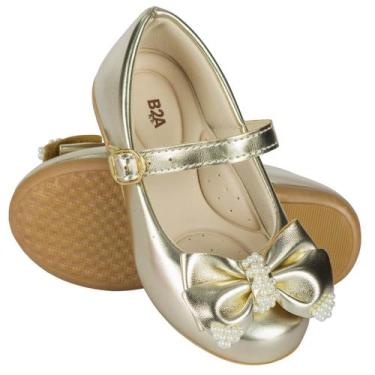 Imagem de Sapatilhas Infantil Bailarina Menina Vermelha Laço Perolado 2019 - B2A