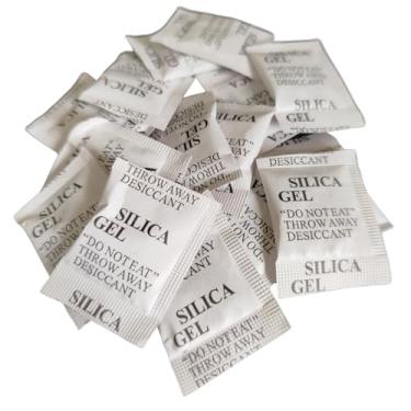 Imagem de Sachê Sílica Gel 100un Desumidificador - Sachê Anti-Mofo e Anti Umidade