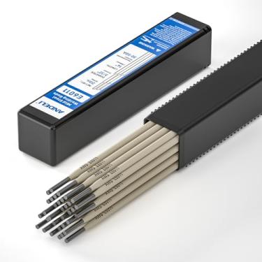 Imagem de ANDELI Vara de soldagem eletrodos de aço carbono acessórios de soldagem equipamento de soldagem a arco (hastes de soldagem, E6011 9 kg, 3/81.3 cm)