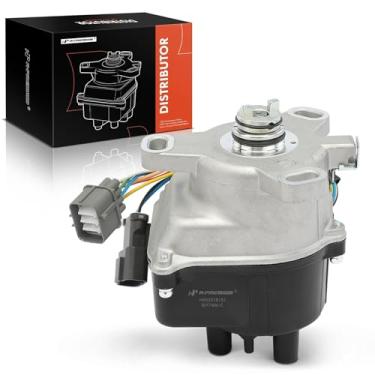 Imagem de A-Premium Distribuidor de ignição com tampa e rotor compatível com Acura Integra 1992 1993 1994 1995 1.8L, substituição # 30100PR4A12, 30105PR4A12