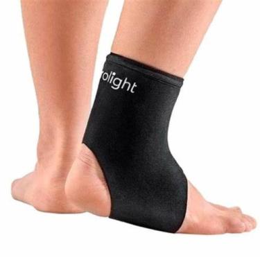 Imagem de Tornozeleira curta neoprene preta hidrolight, M