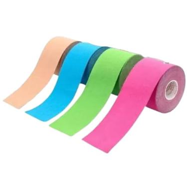 Imagem de Kinesio Tape Fita Funcional I Bandagem Adesiva Elástica I Fisioterapia Recuperação Muscular - YODHE