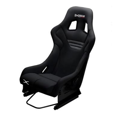 Imagem de Extreme Simracing Assento XL Professional Sim Racing – Suporte em L embutido e deslizadores de assento, opções de várias cores – Melhor conforto e desempenho para jogos e simuladores (prateleira