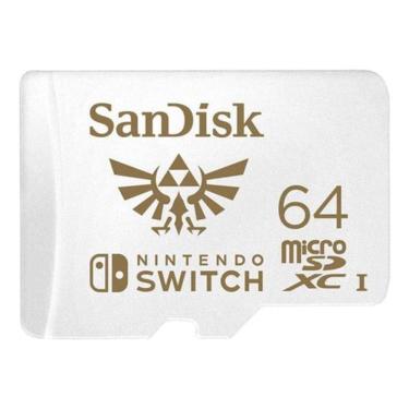 Imagem de Cartão De Memória Sandisk Sdsqxat-064G-Gnczn Nintendo 64Gb