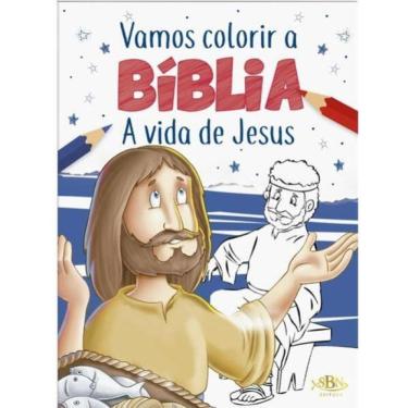 Imagem de Vamos Colorir A Bíblia: Vida De Jesus, A