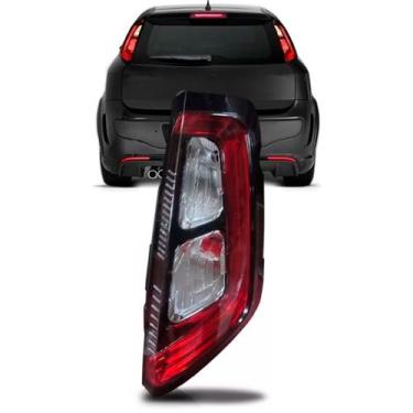 Imagem de Lanterna traseira punto 2012 a 2016 sporting/ tjet c/ led - DEPO, Dire