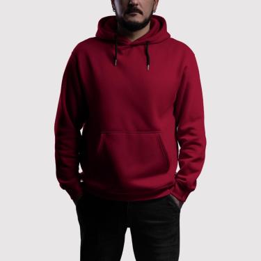 Imagem de Blusa De Moletom Canguru Casaco Fechado Moleton Liso Sem Estampa Use Miron-Unissex