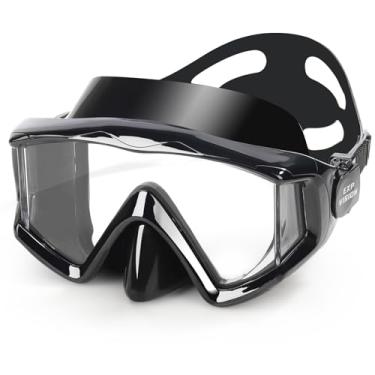 Imagem de EXP VISION Máscara De Mergulho Com Snorkel, Ultimate Pano 3, Natação Antiembaçante, Óculos Proteção Nasal Para Adultos E Jovens, Mergulho, Snorkel (Preto)