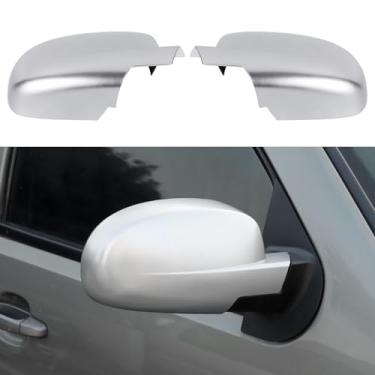 Imagem de Summleaf Capa de espelho retrovisor completo Chevy, acabamento da capa do espelho lateral para Chevrolet Tahoe Suburban Avalanche GMC Yukon GMC Sierra Escalade 2007-2013 acessórios externos prata