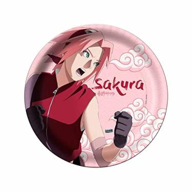 Imagem de Sakura Prato Redondo Papel 18cm c/8 - Festcolor