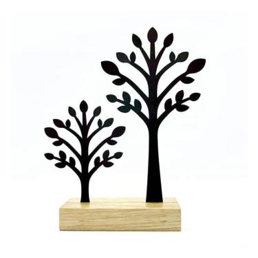 Imagem de Árvore De Metal Dupla Decoryou Ref 704 Decoração Natal