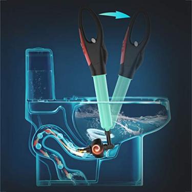 Imagem de Desbloqueador de sanita insuflável, bomba de drenagem de pressão de ar, ferramentas de drenagem de tubos, pia de cozinha, ferramenta de drenagem de esgoto para casas de banho e casas de banho